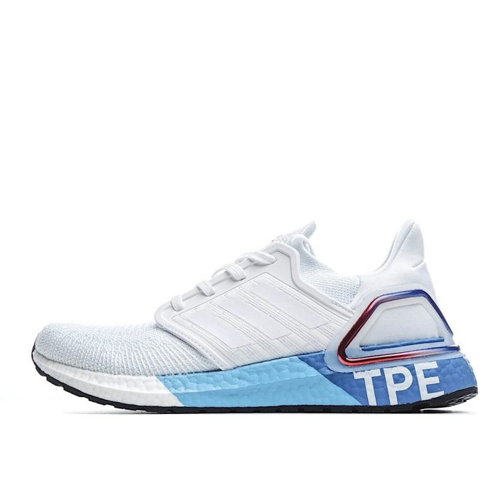 Adidas Ultraboost 20 Taipei City Pack White Blue Shoes Unisex TPE Gradient Boost Sneakers